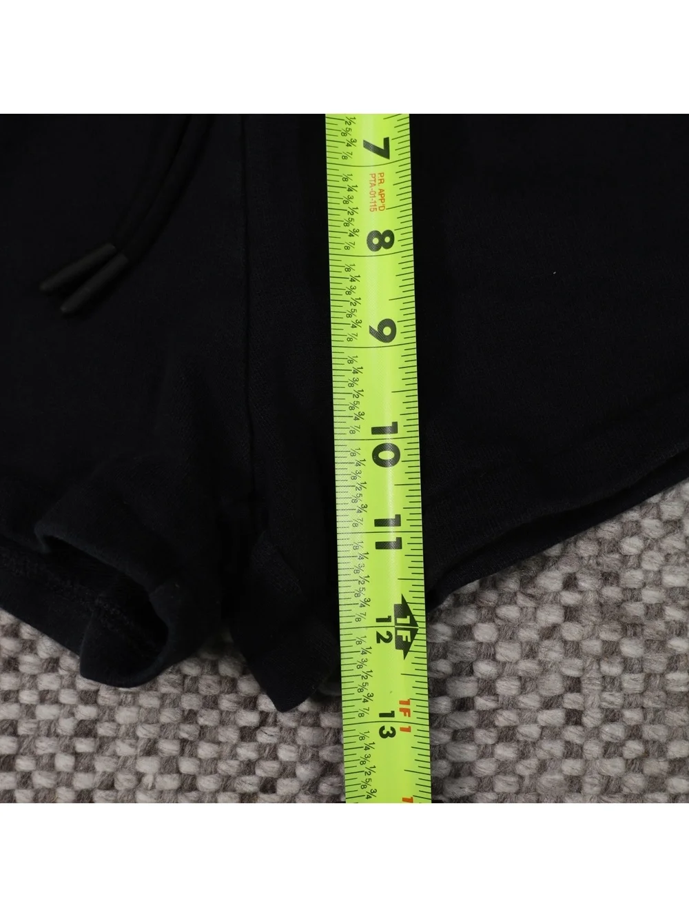 Gymshark Fitness Black Sweat Shorts Womens XS Drawstring Lounge Athletic